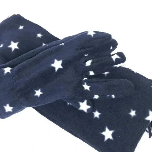 Old navy star print  mittens and scarf set L-XL - Picture 2 of 5